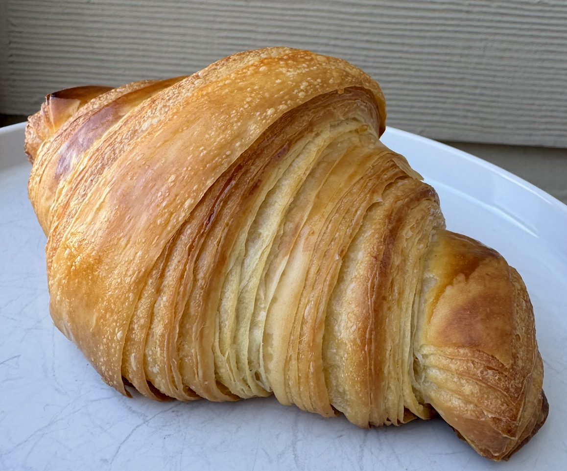 Fresh baked croissant